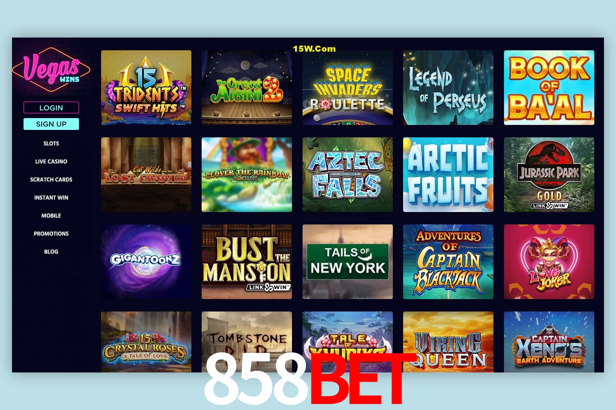 Game Providers 858Bet
